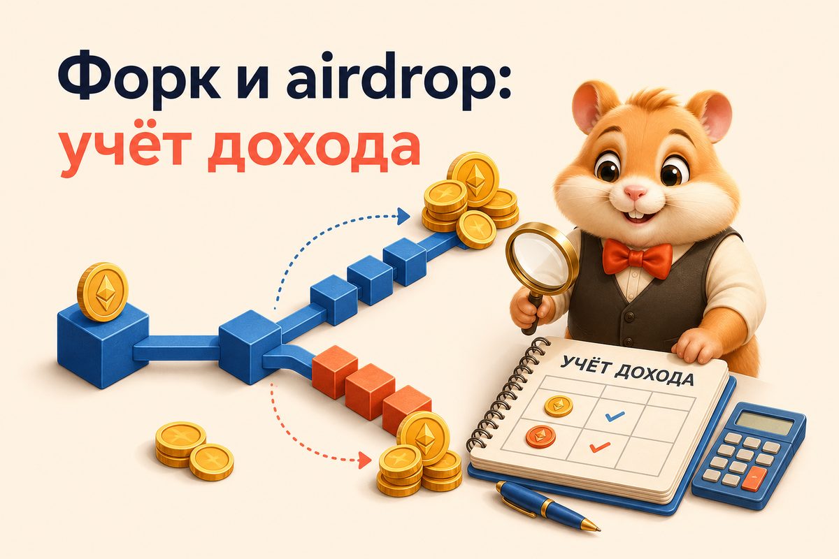 Налоги на fork, airdrop и staking в крипте: как задекларировать по закону РФ