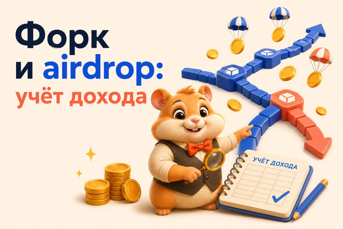 Налоги на fork, airdrop и staking в крипте: как задекларировать по закону РФ