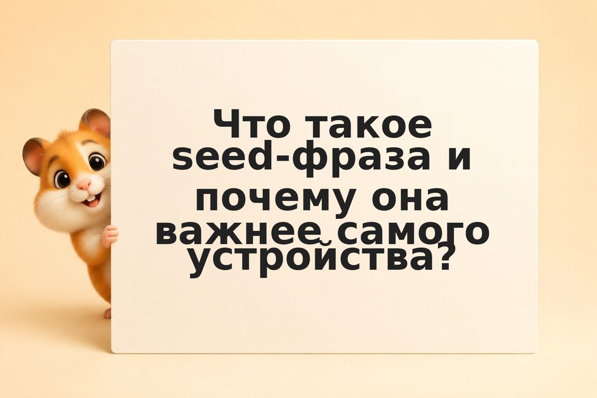 Как сохранить seed-фразу аппаратного кошелька: бэкап, хранение и восстановление