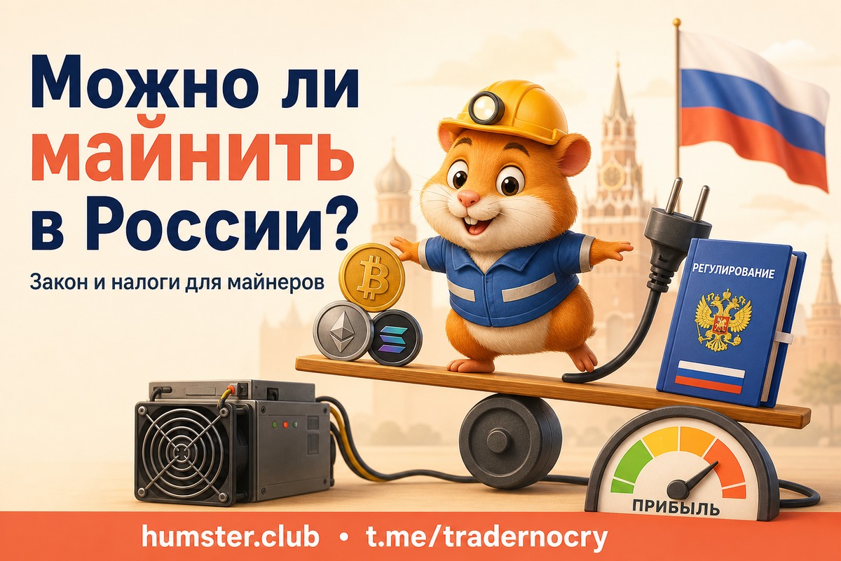 Майнинг крипты в РФ: регуляторика и налоги