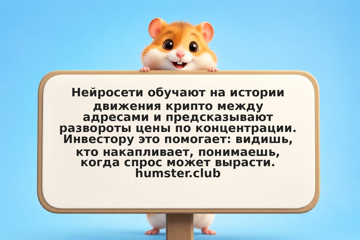 Как нейросеть анализирует supply Bitcoin и Ethereum на разных адресах