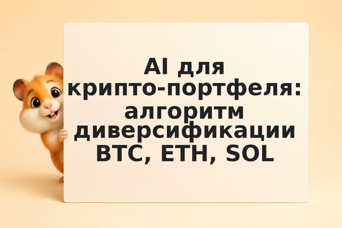 AI для крипто-портфеля: алгоритм диверсификации BTC, ETH, SOL