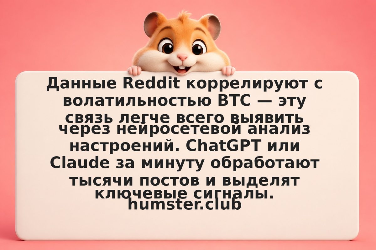 Анализ сентимента Reddit: как нейросети предсказывают движение Bitcoin
