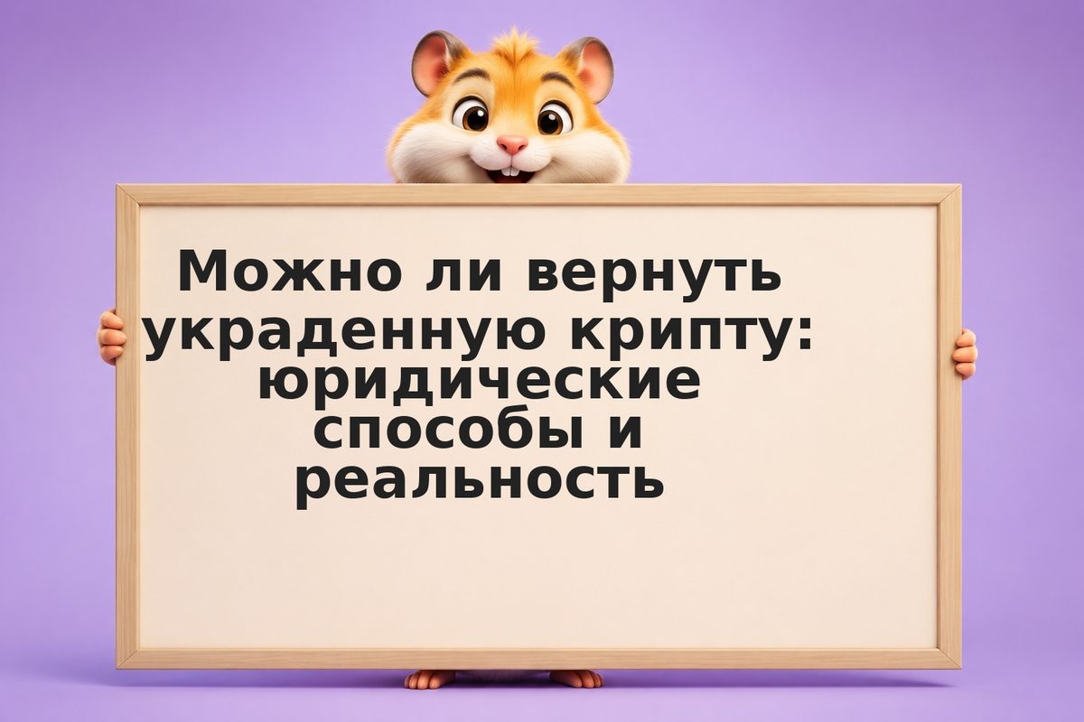 Можно ли вернуть украденную крипту: юридические способы и реальность