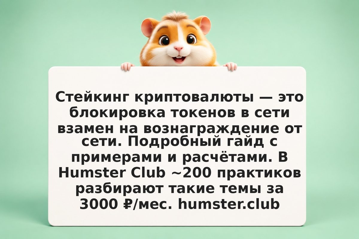 Стейкинг криптовалюты