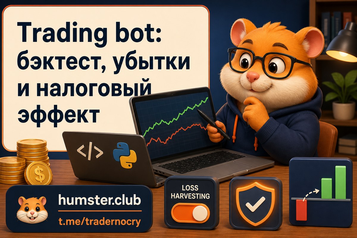 Trading bot с модулем loss-harvesting: backtesting и live-trading на Python