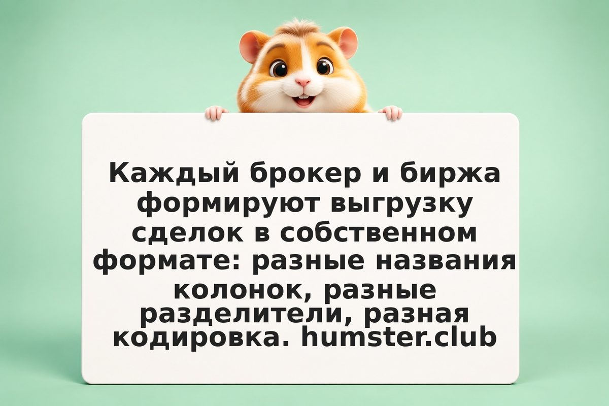 Экспорт сделок из брокерских систем: CSV, JSON, стандартизация и анализ