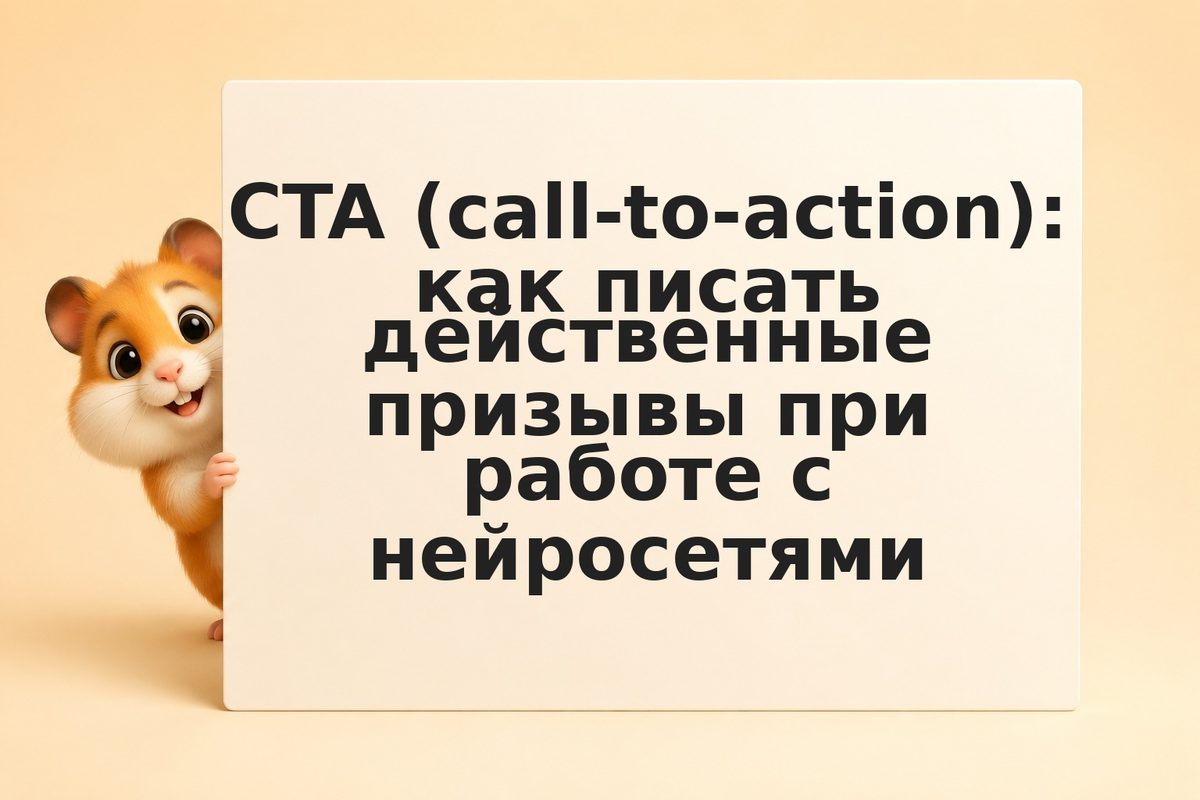 CTA (call-to-action): как писать действенные призывы при работе с нейросетями