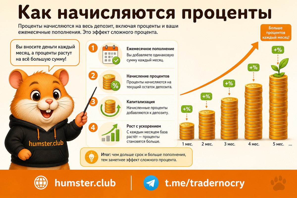 Кумулятивный вклад: начисление и капитализация процентов