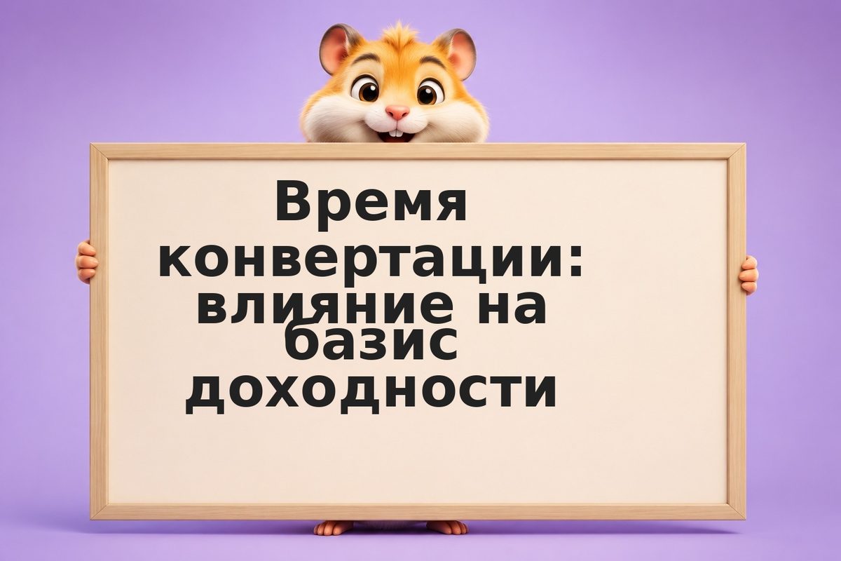 Время конвертации: влияние на базис доходности