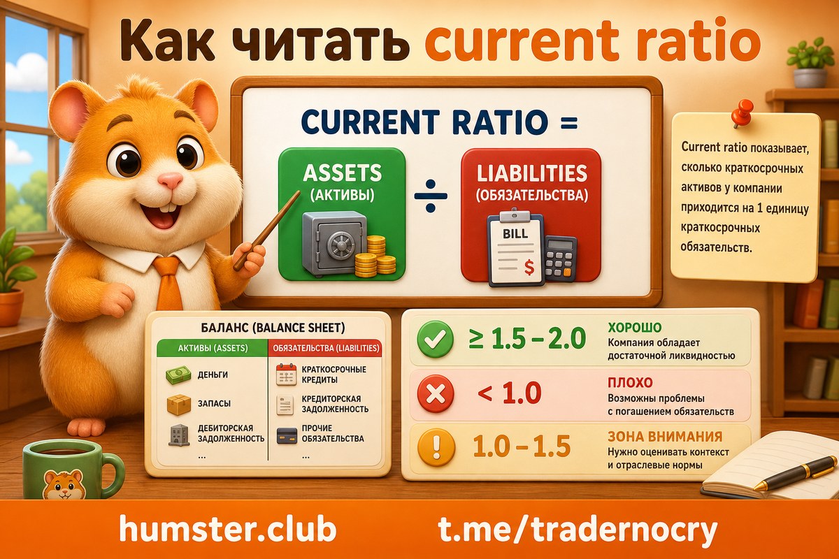 Коэффициент текущей ликвидности
