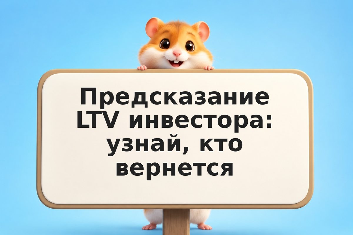 Предсказание LTV инвестора: узнай, кто вернется