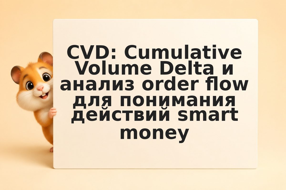 CVD: Cumulative Volume Delta и анализ order flow для понимания действий smart mo