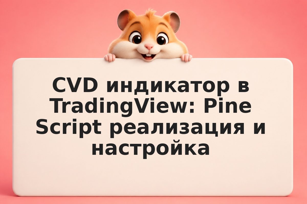 CVD индикатор в TradingView: Pine Script реализация и настройка