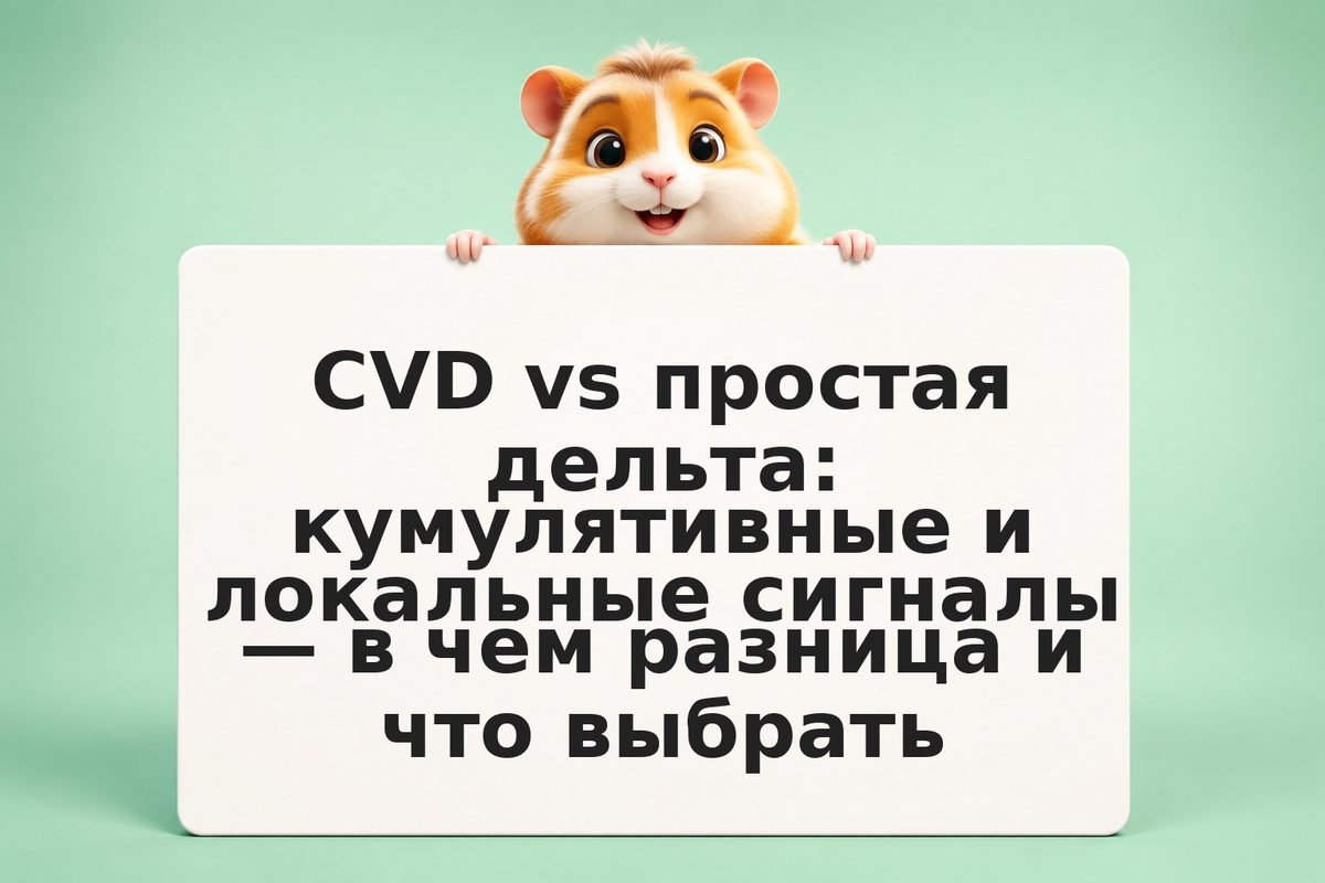 CVD vs простая дельта: кумулятивные и локальные сигналы — в чём разница и что вы