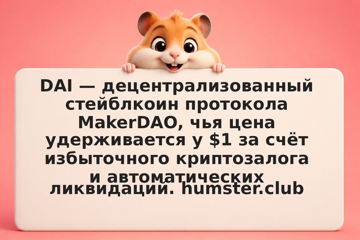 DAI: как работает привязка к доллару через избыточный залог и MKR-управление