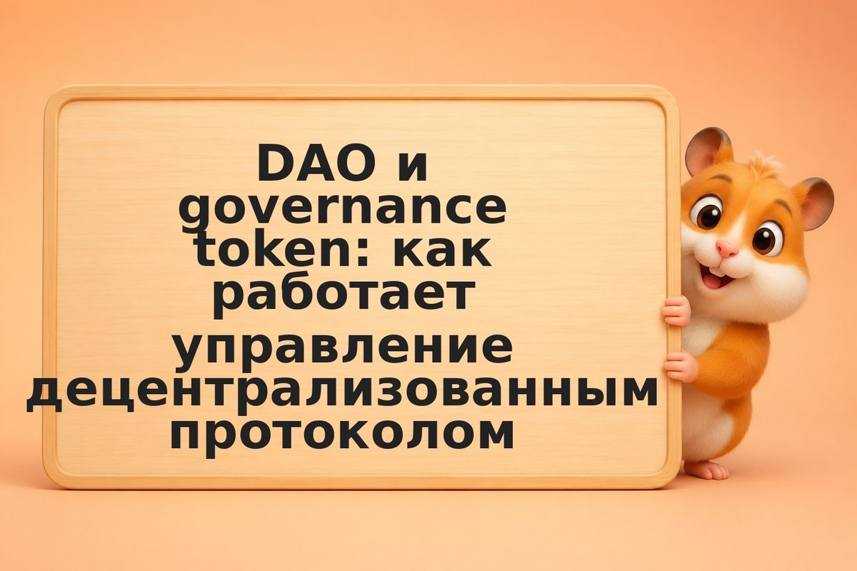 DAO и governance token: как работает управление децентрализованным протоколом