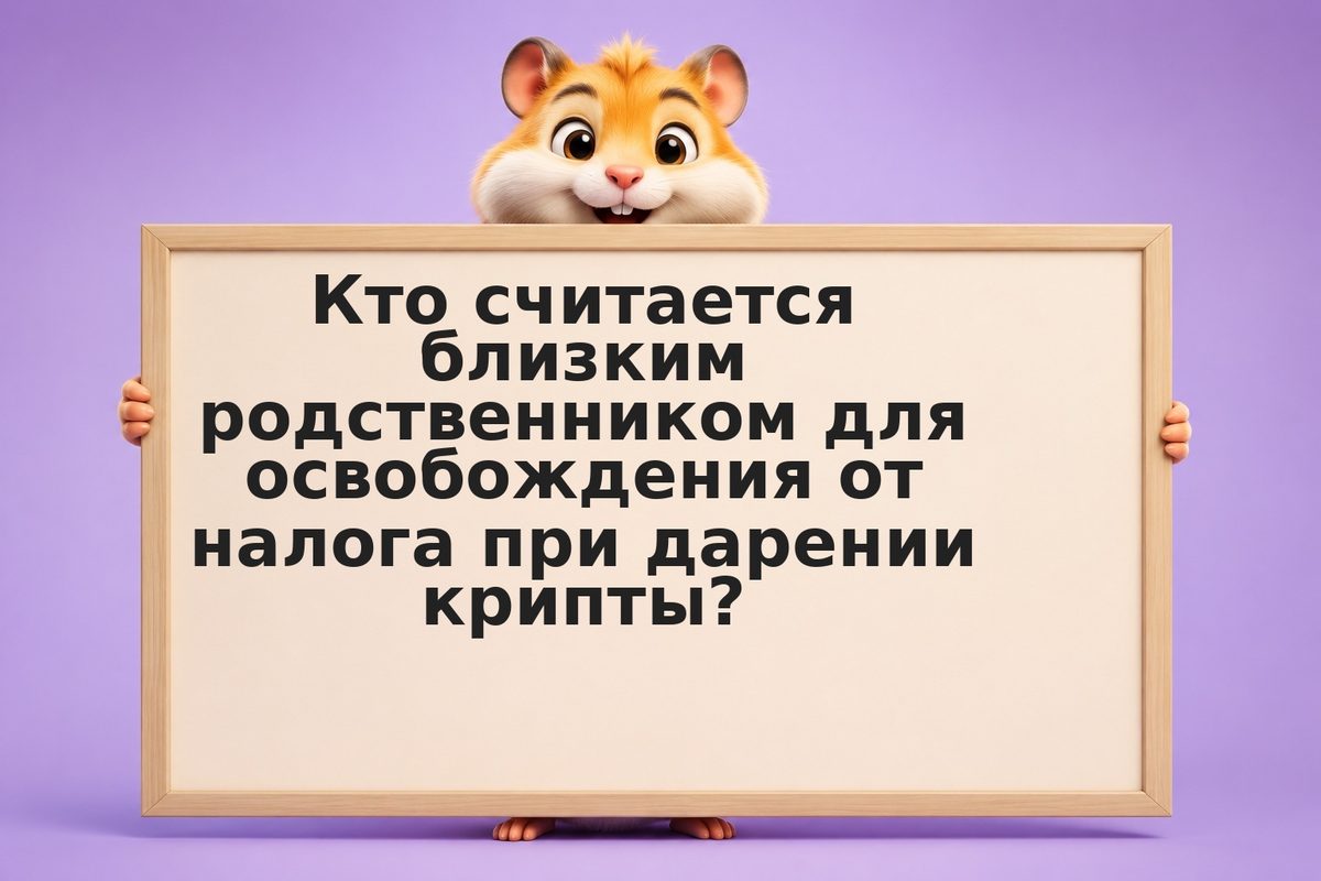 Дарение криптовалюты между родственниками: кто платит налог и когда