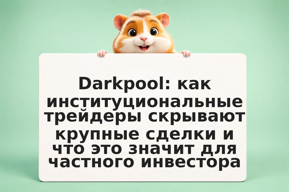 Darkpool: как институциональные трейдеры скрывают крупные сделки и что это значи