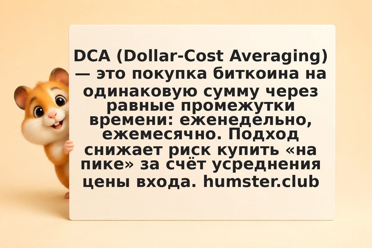 DCA в биткоин: стратегия регулярных покупок и как она работает
