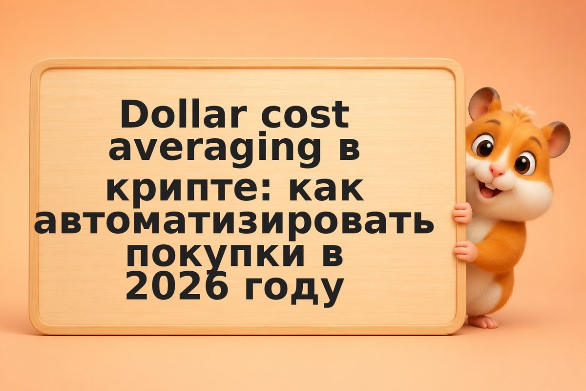 Dollar cost averaging в крипте: как автоматизировать покупки в 2026 году