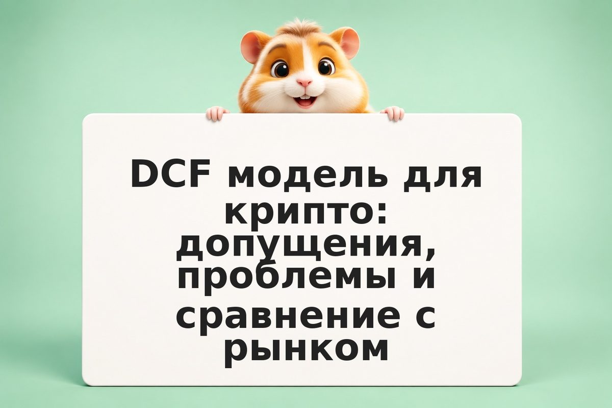 DCF модель для крипто: допущения, проблемы и сравнение с рынком