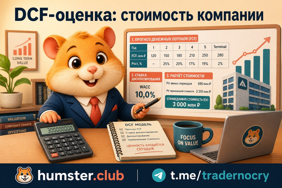 DCF: оценка по дисконтированным денежным потокам