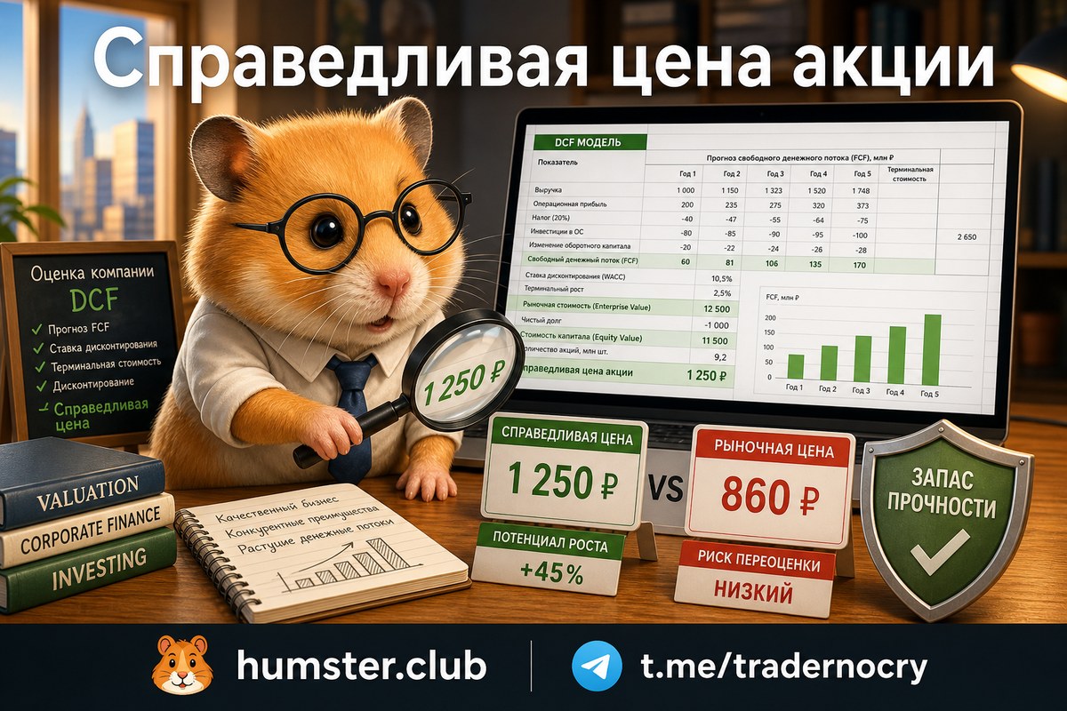 DCF: оценка по дисконтированным денежным потокам