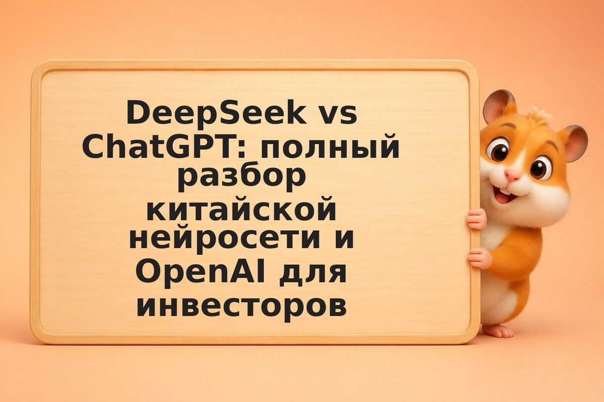 DeepSeek vs ChatGPT: полный разбор китайской нейросети и OpenAI для инвесторов