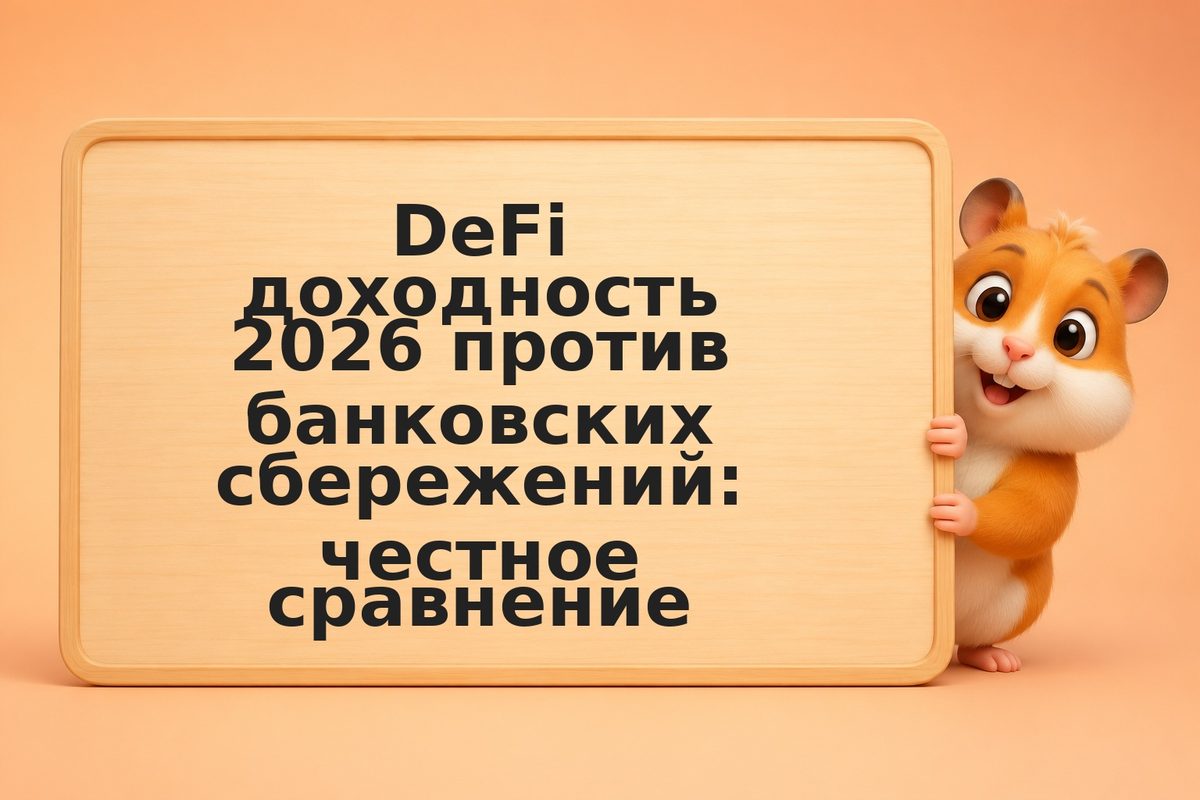 DeFi доходность 2026 против банковских сбережений: честное сравнение