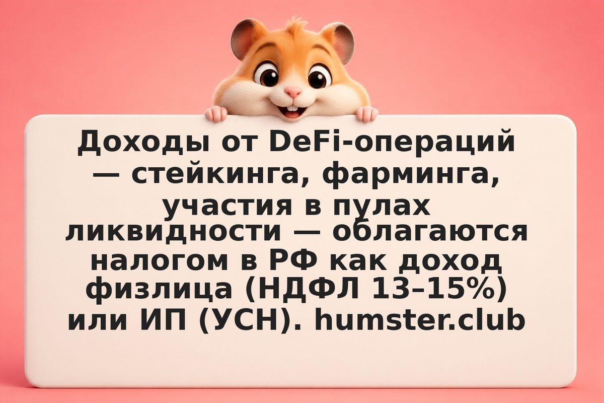 DeFi-доходы в 2026: как платить налоги с фарминга, пулов ликвидности и стейкинга