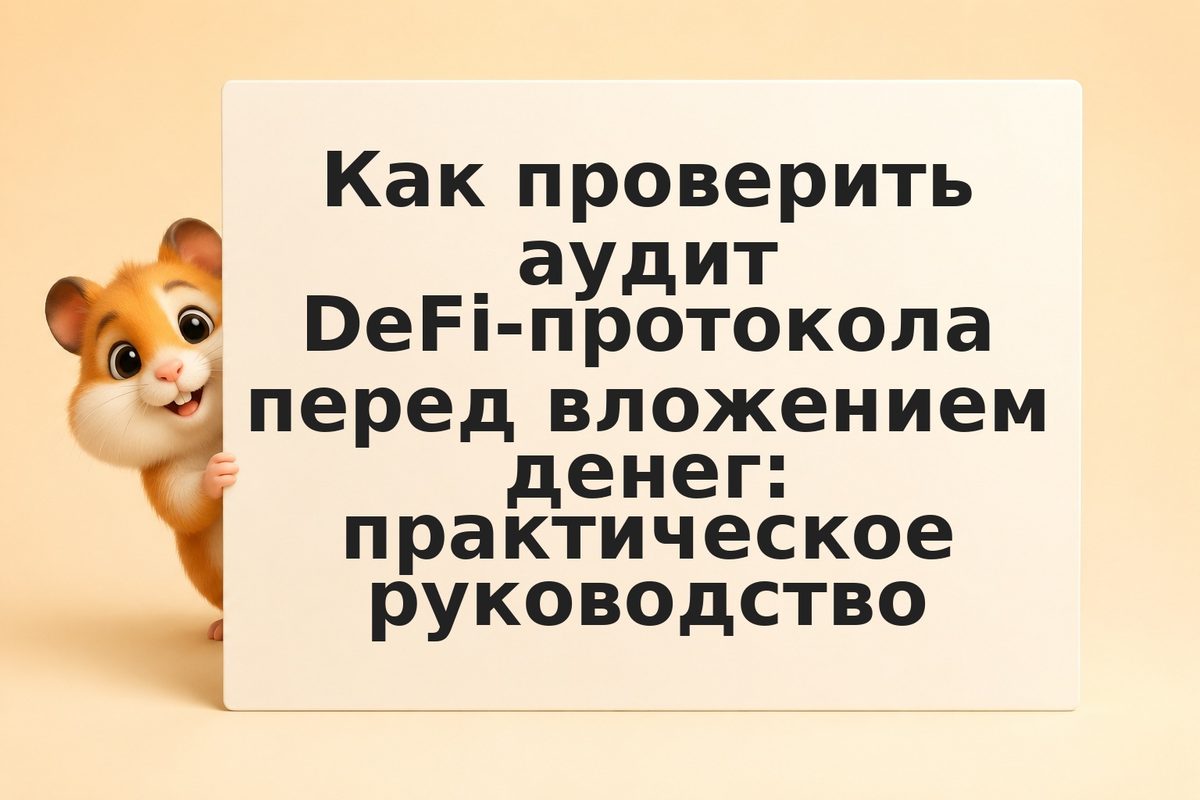 Как проверить аудит DeFi-протокола перед вложением денег: практическое руководст