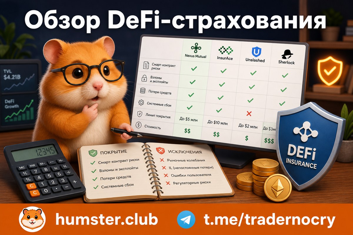 DeFi страхование: как защититься от взломов, депега и slashing в 2026 году