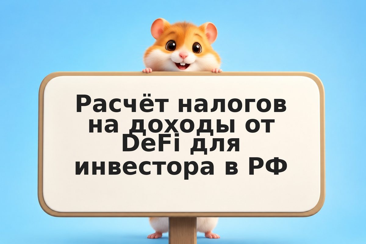 Расчёт налогов на доходы от DeFi для инвестора в РФ