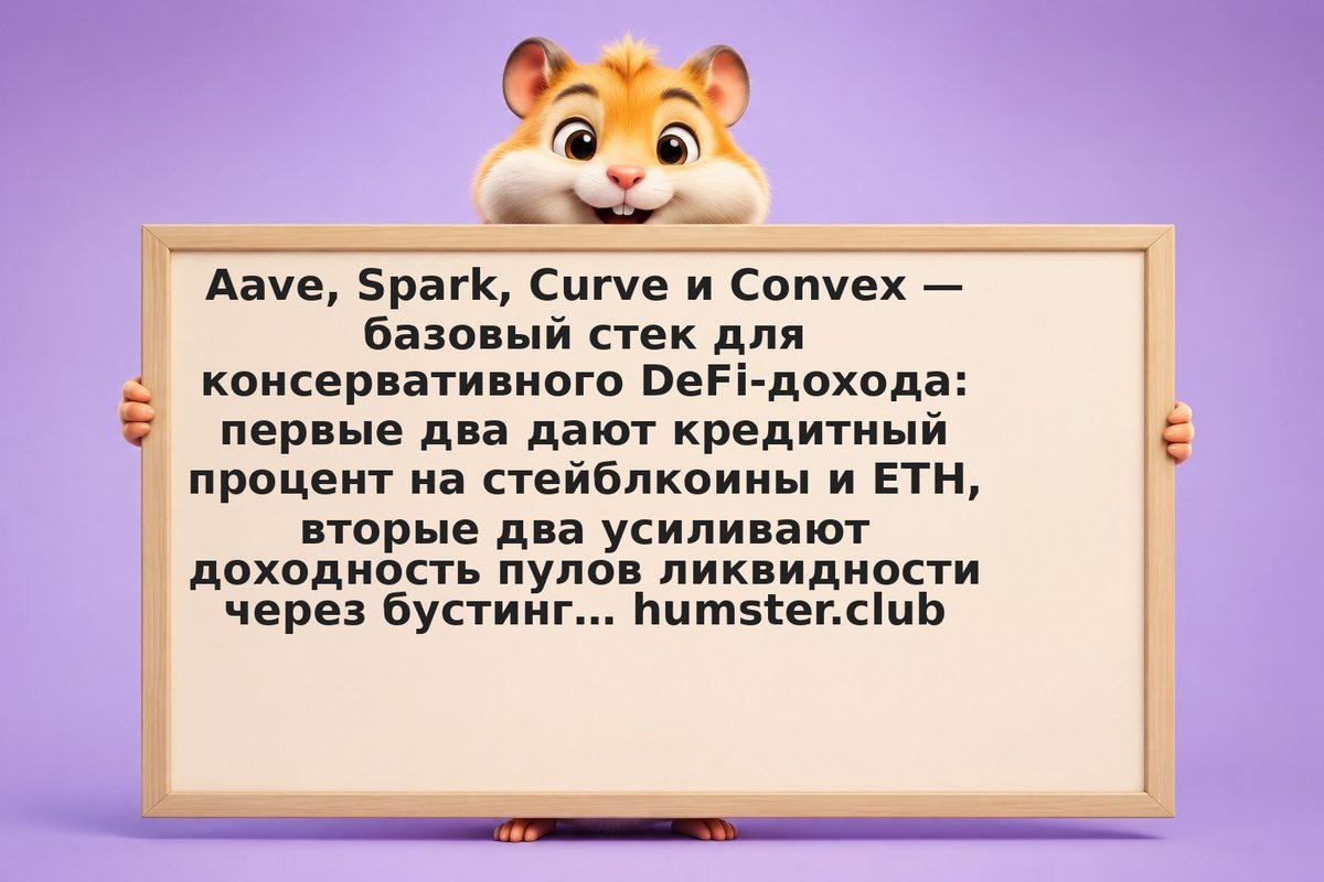 ТОП DeFi-платформы фарминга 2026: Aave, Spark, Curve, Convex