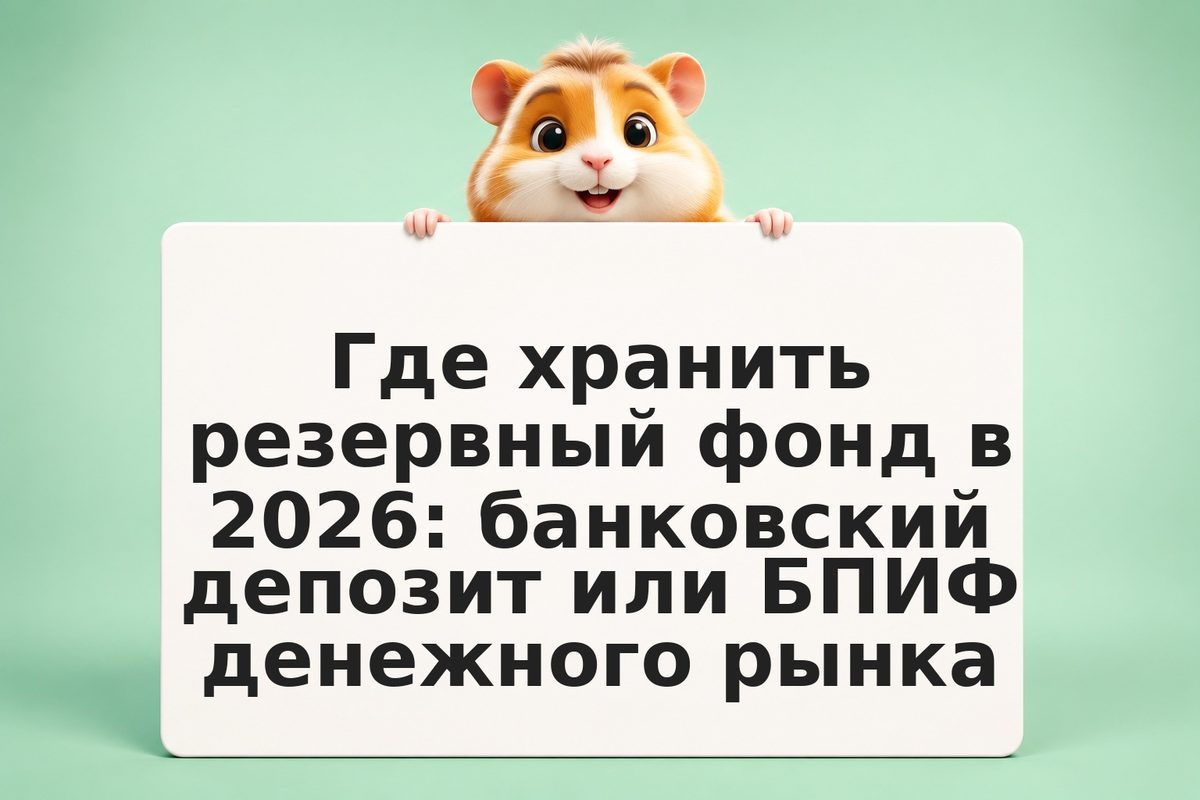 Где хранить резервный фонд в 2026: банковский депозит или БПИФ денежного рынка