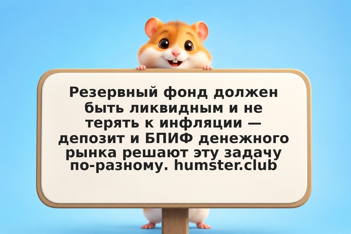 Где хранить резервный фонд в 2026: банковский депозит или БПИФ денежного рынка