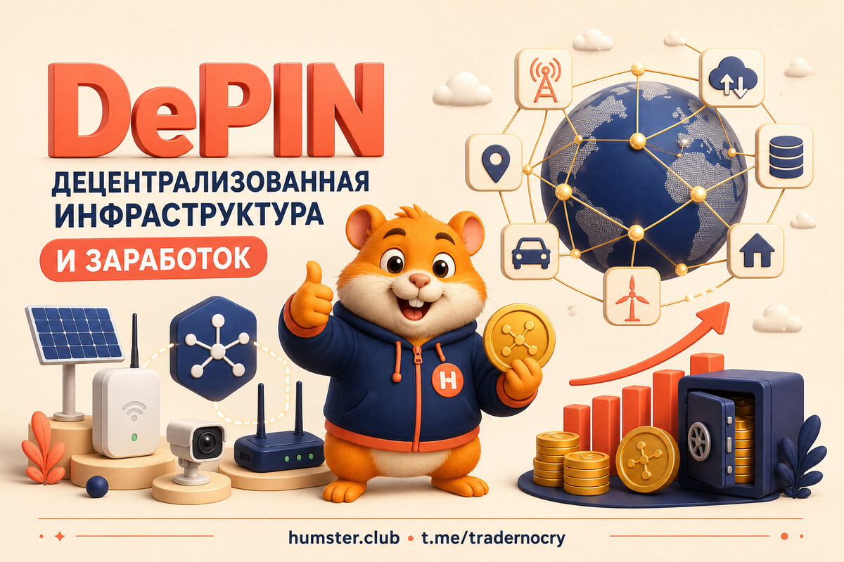 DePIN: заработок на физической инфраструктуре в 2026 году