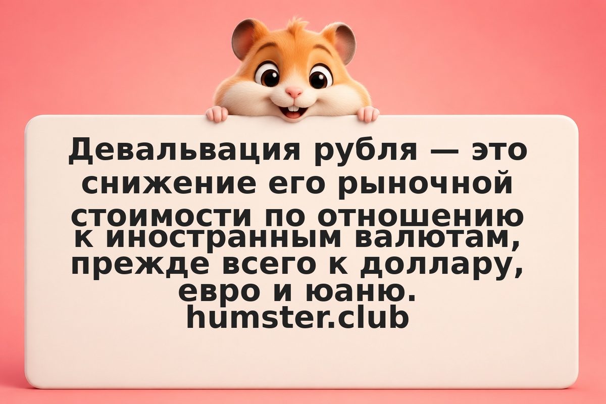 Девальвация рубля простыми словами