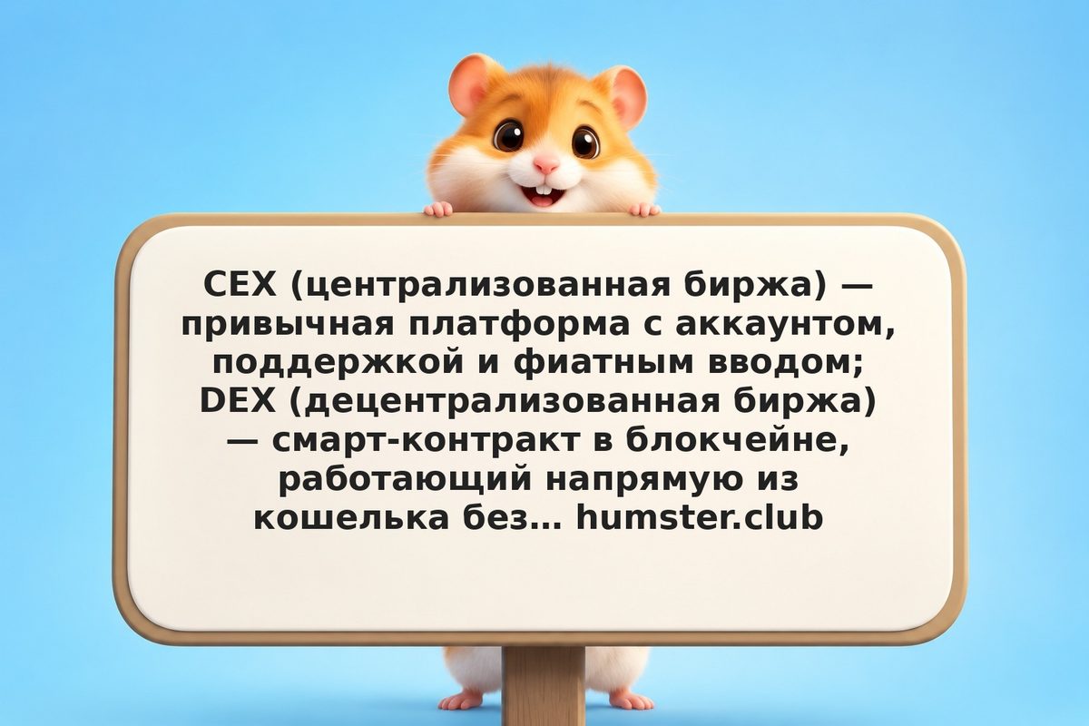 DEX vs CEX: что выбрать новичку в 2026 году