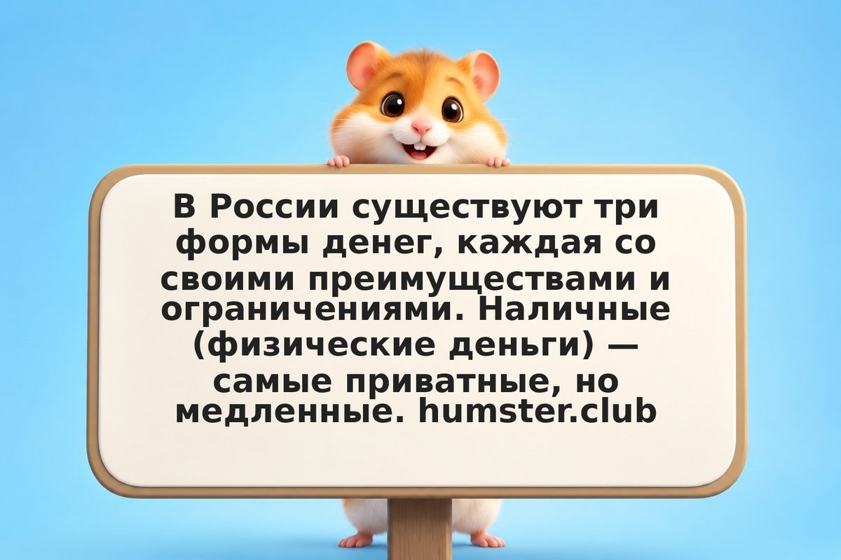 Цифровой рубль vs наличные vs безналичные
