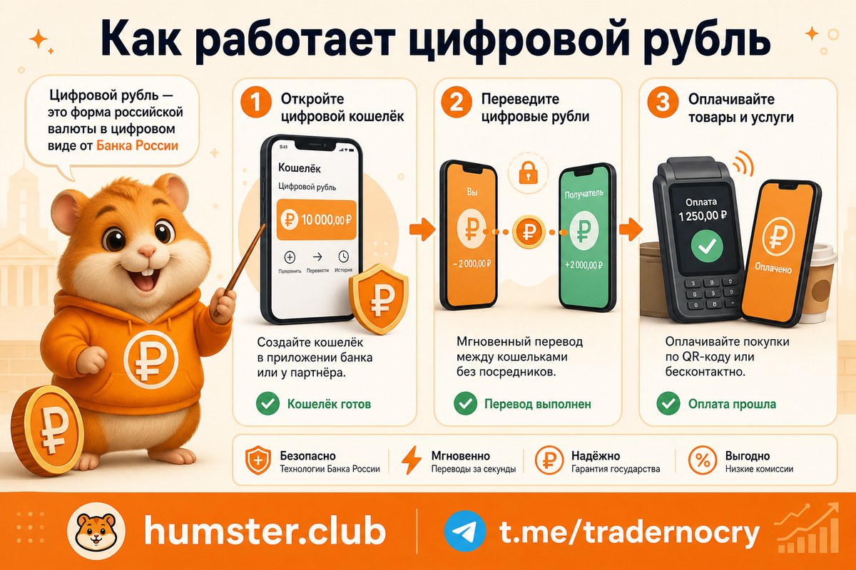 Цифровой рубль: что это и зачем он нужен