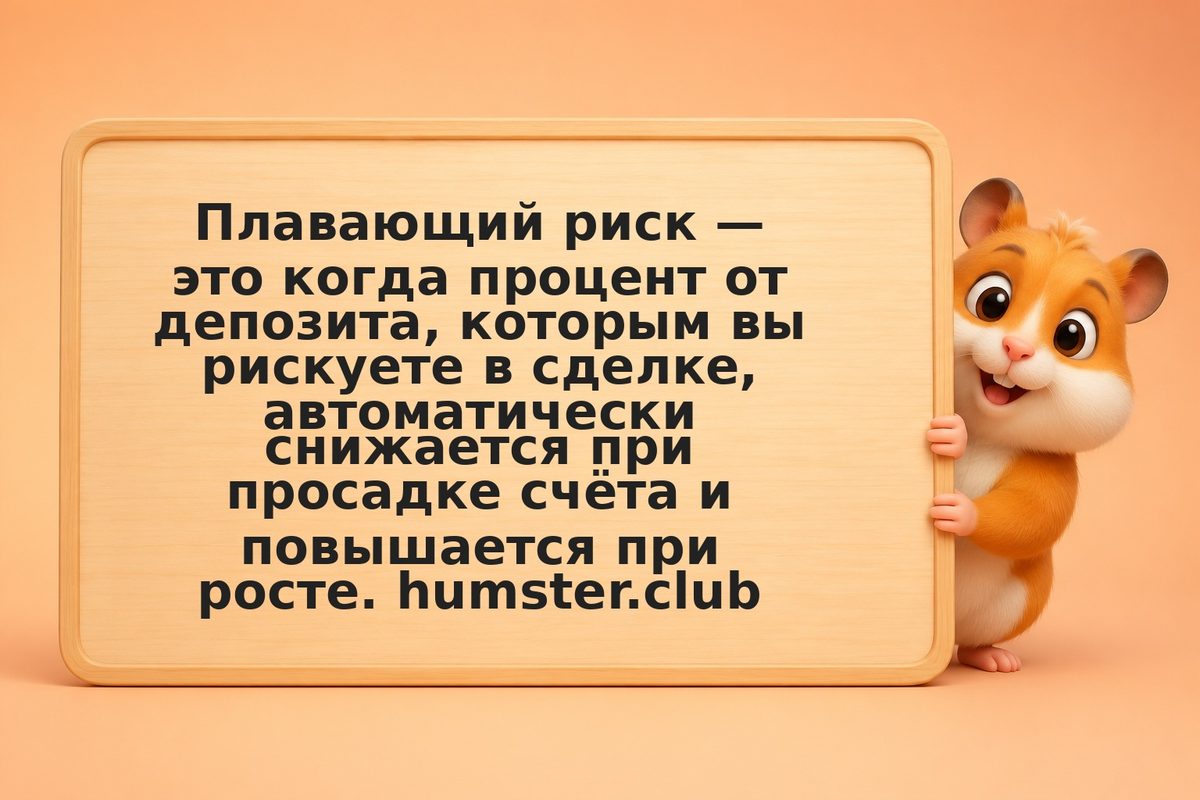 Адаптивный расчёт размера позиции: плавающий риск на сделку