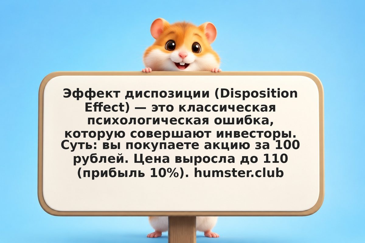 Эффект диспозиции: продают победителей