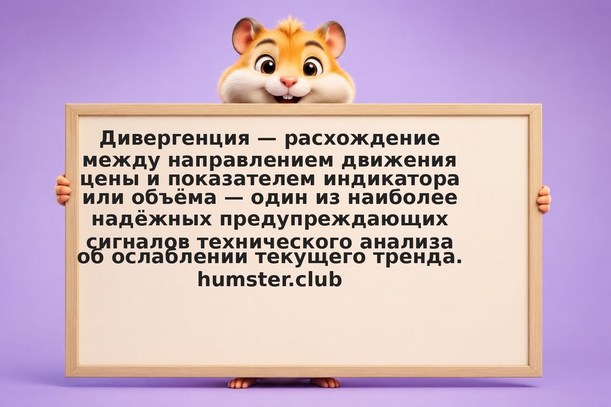 Дивергенция цена-объём и цена-индикатор: бычья для входа, медвежья для выхода