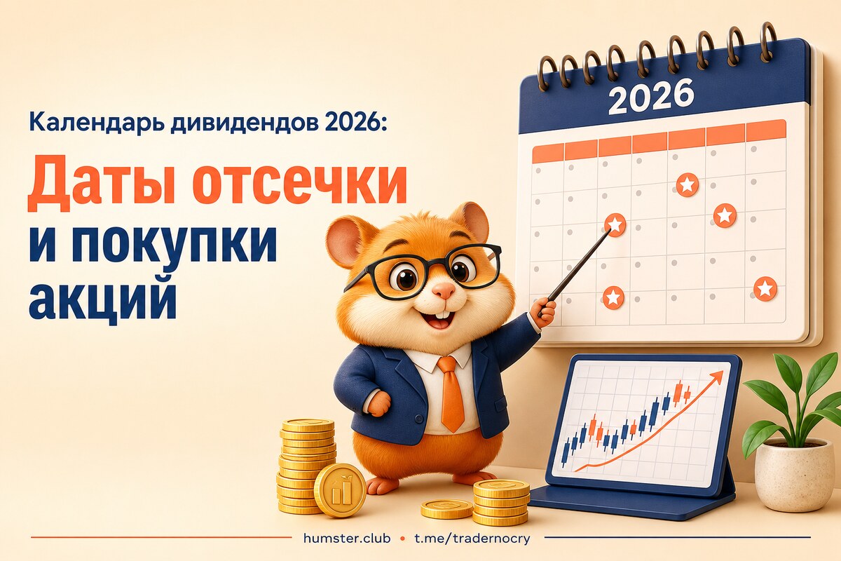 Календарь дивидендов российских компаний 2026: экс-даты, отсечки и дивидендный г