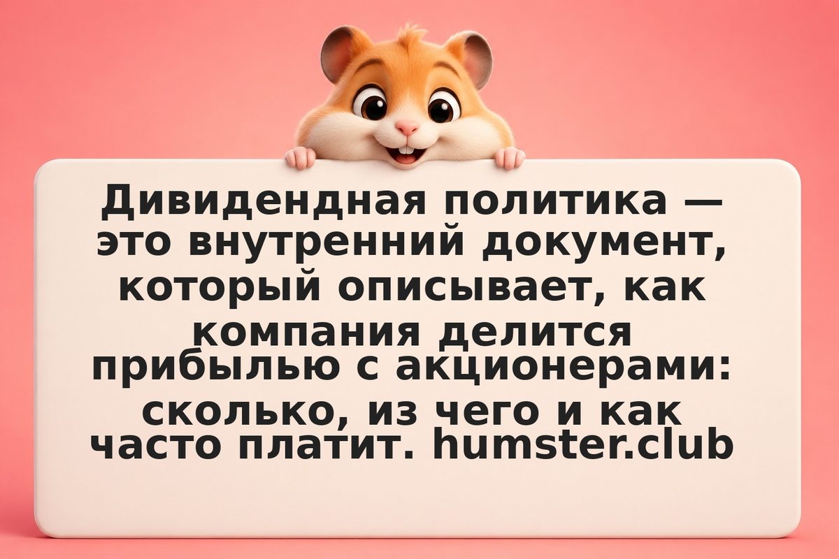 Дивидендная политика компании
