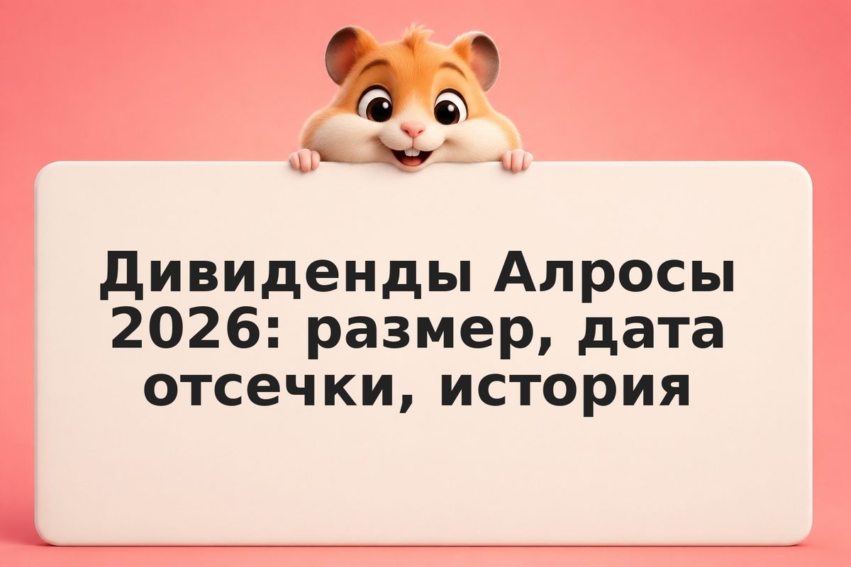 Дивиденды Алросы 2026: размер, дата отсечки, история