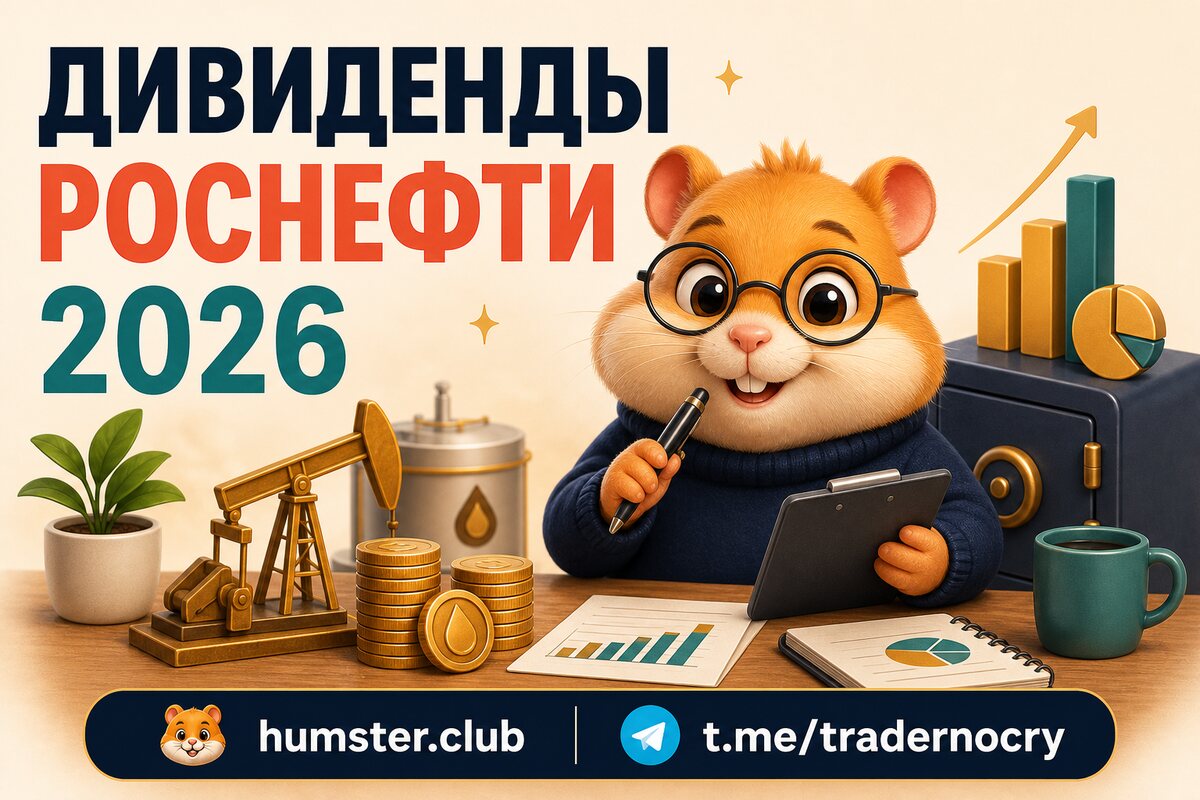 Дивиденды Роснефти 2026: размер, дата отсечки, история
