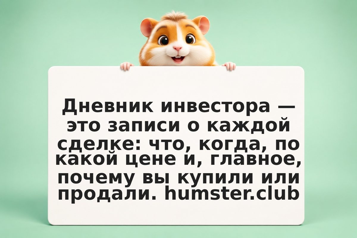 Зачем вести дневник инвестора